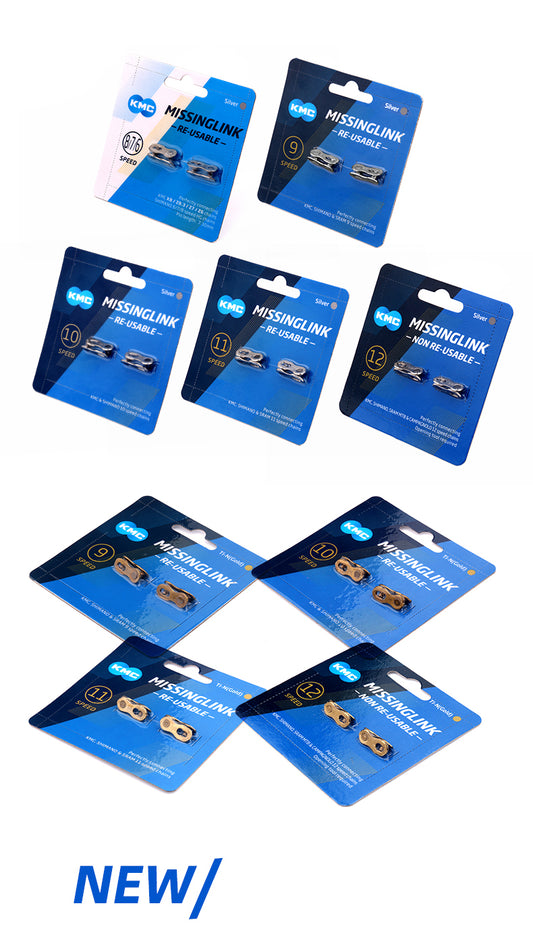 2 Pairs KMC Chain Missing Link / Chain Magic Clasp