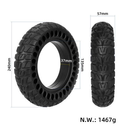 10" x 2.5" Solid tire off road tire for Electric Scooter