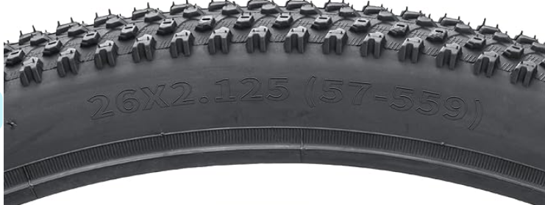 26X2.125(57-559) Outer Tire